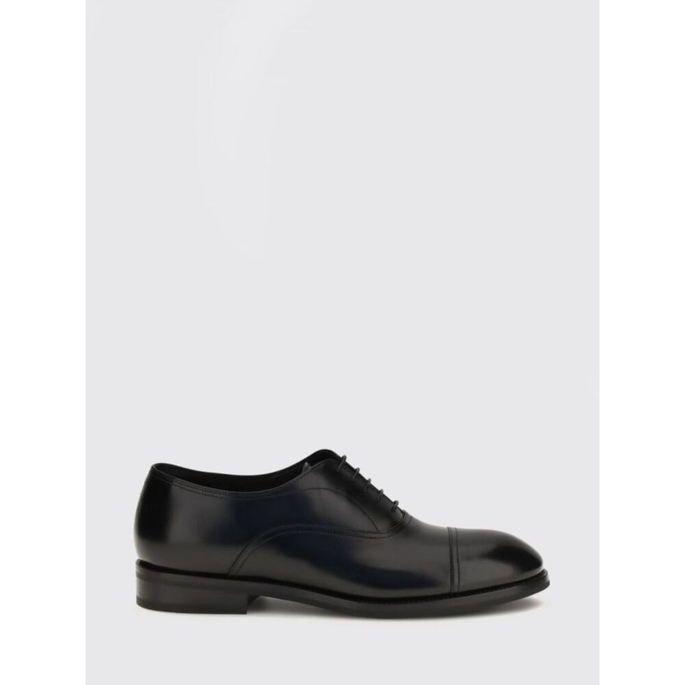 Santoni Brogue Shoes Men Black
